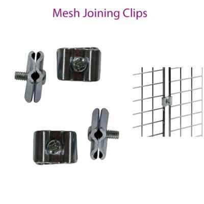 JOINING CLIPS FOR GRIDWALL/ GRID WALL SHOP DISPLAY MESH PANEL