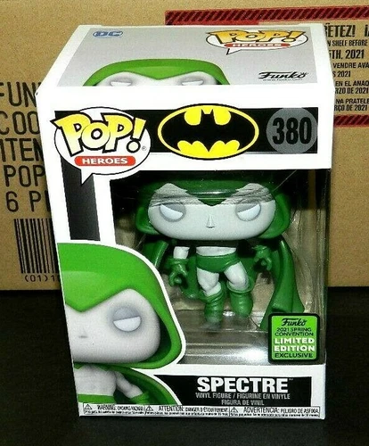 SPECTRE FUNKO POP BATMAN #380 ECCC 2021 CON NEW CLEAN BOX DC
