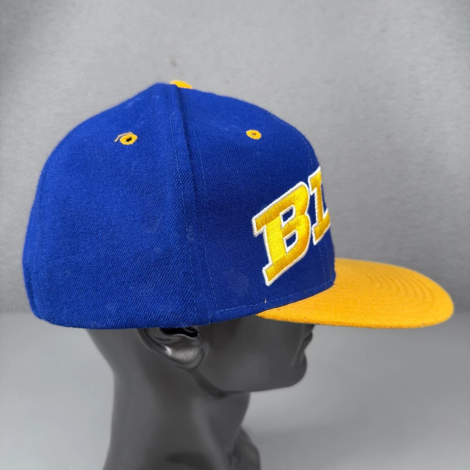 Vintage St Louis Blues Baseball Cap Mens Snapback Blue Wool NHL Hockey Starter - Image 4 of 4