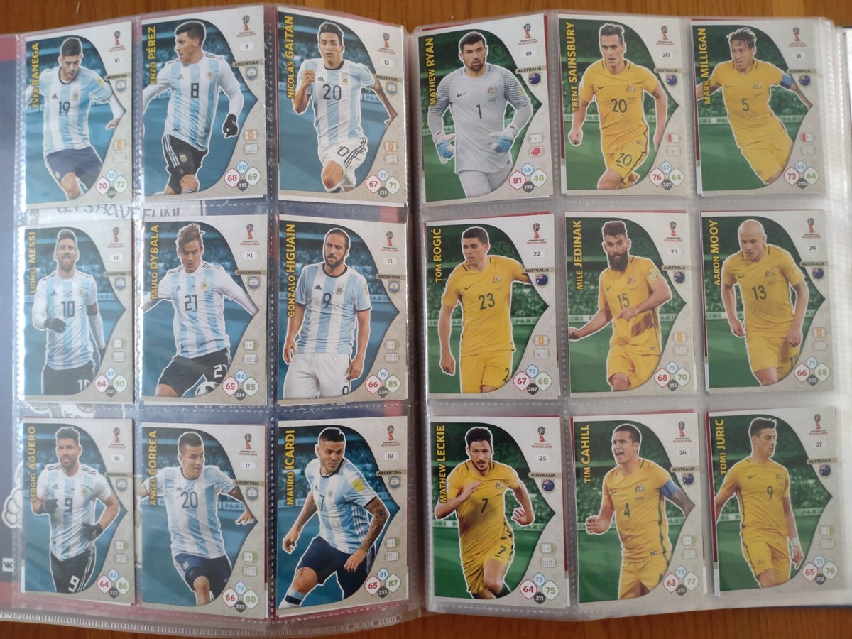Panini Adrenalyn XL FIFA World Cup 2018 Russia FULL album +