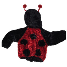 Ladybug Theme Jacket Plush Girls Size 2-4T