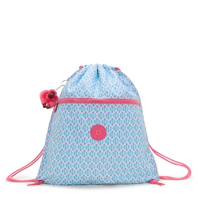 Kipling SUPERTABOO Medium Drawstring Bag - Dreamy Geo C UVP 29£