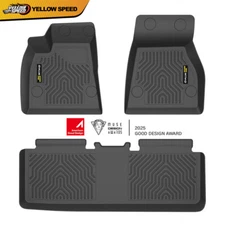 Floor Mats Fit For 2015-2020 Tesla Model S TPE All Weather Protection Liners