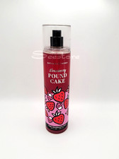 Bath and Body Works Strawberry Pound Cake Fine Fragrance Body Mist 8 oz New