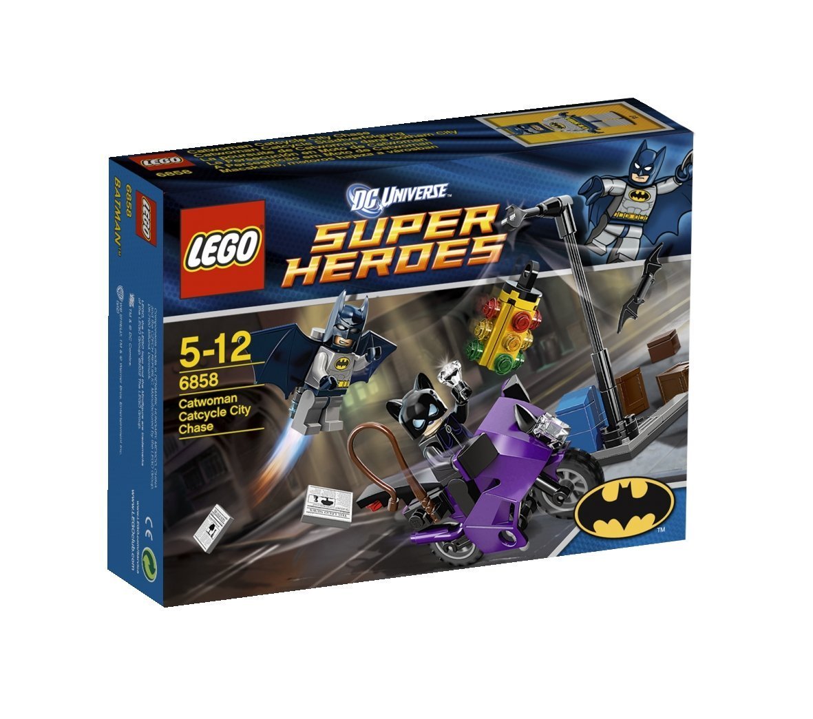 LEGO Super Heroes 6858 Catwoman Catcycle City Chase DC Universe