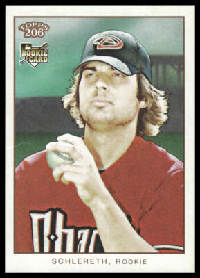 2009 Topps 206 #40 Daniel Schlereth RC Arizona Diamondbacks Baseball