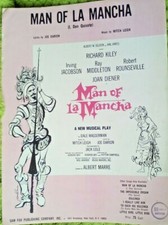 cc SHEET MUSIC MAN OF LA MANCHA 3 PAGES
