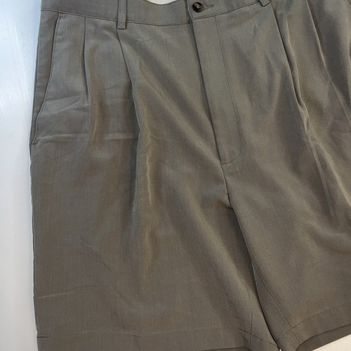 Haggar Men’s Shorts Size 36 Green Comfort Equipped Band Waist Poly Blend - Imagen 2 de 13