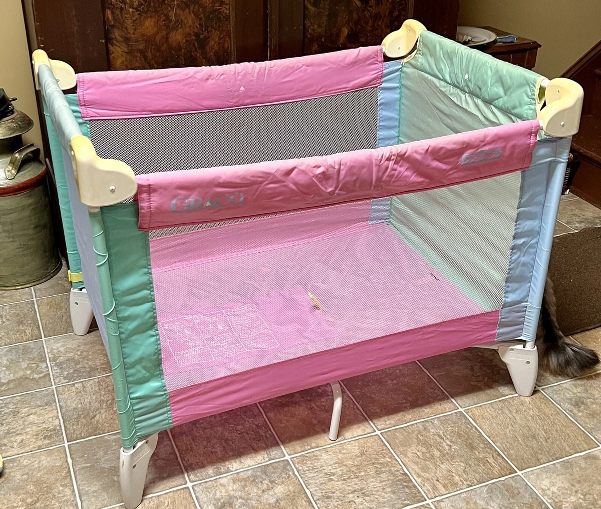 Graco Pack N Play Pink And Brown