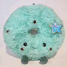 F.A.O. Schwarz 10" Glow Brights Plush LED Lights Sound Wreath Christmas Smiley
