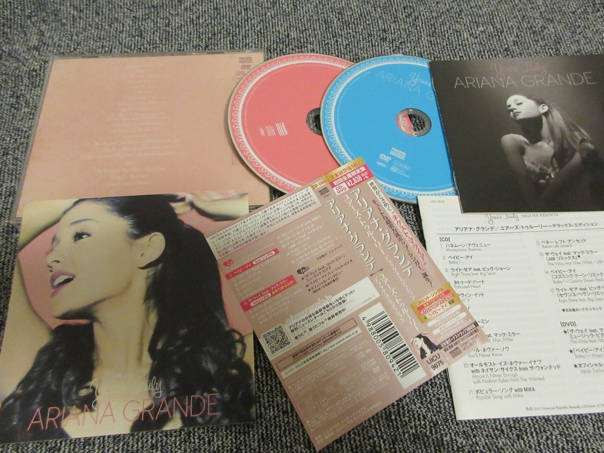 Ariana Grande アリアナ・グランデ YOURS TRULY DVD付 Ariana Grande - Yours Truly (Japanese Deluxe CD + DVD
