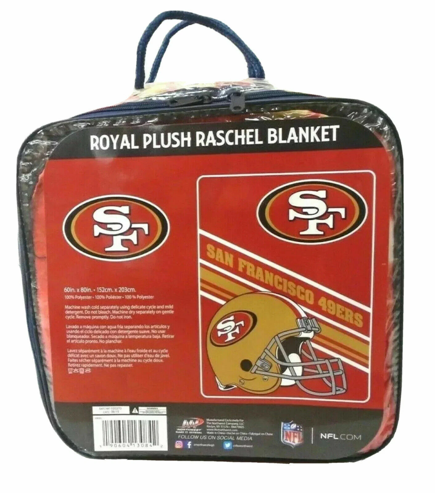 football Team Super Soft Royal Throw Blanket