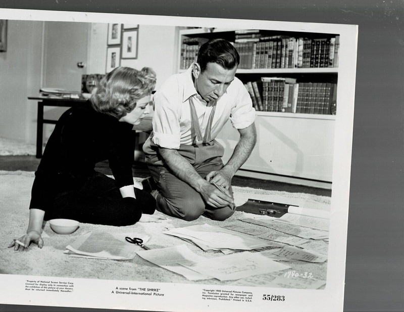 SUPER RARE!! 8X10 1955 ORIG "SHRIKE" JUNE ALLYSON JOSE FERRER SCENE PHOTO!!