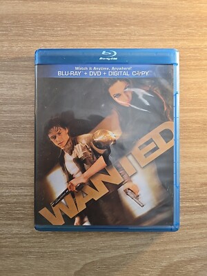 Wanted (Blu-ray/DVD, 2011, 2-Disc Set) Combined Shipping Available!