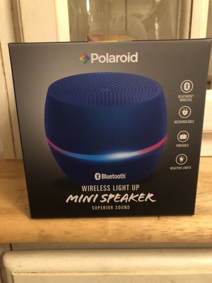 polaroid speaker light up