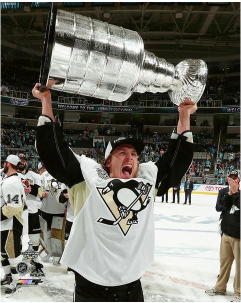 Carl Hagelin Pittsburgh Penguins 2016 Stanley Cup Champions 8x10