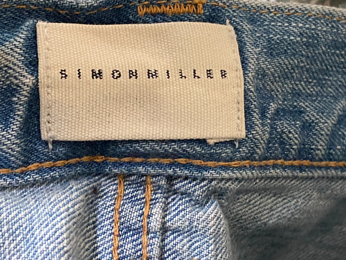 Simon Miller Jeans ~ Merced M001 Indigo Selvedge Raw Hem Men's Size 32 x 34 - Picture 10 of 12
