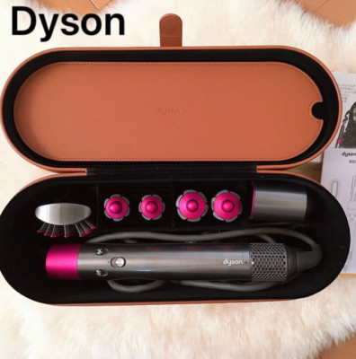 Dyson Hair dryer Multi Styler Airwrap complete HS01 COMP FN Nickel Fuchsia Used