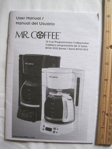 Mr Coffee 12-Cup Coffeemaker User 