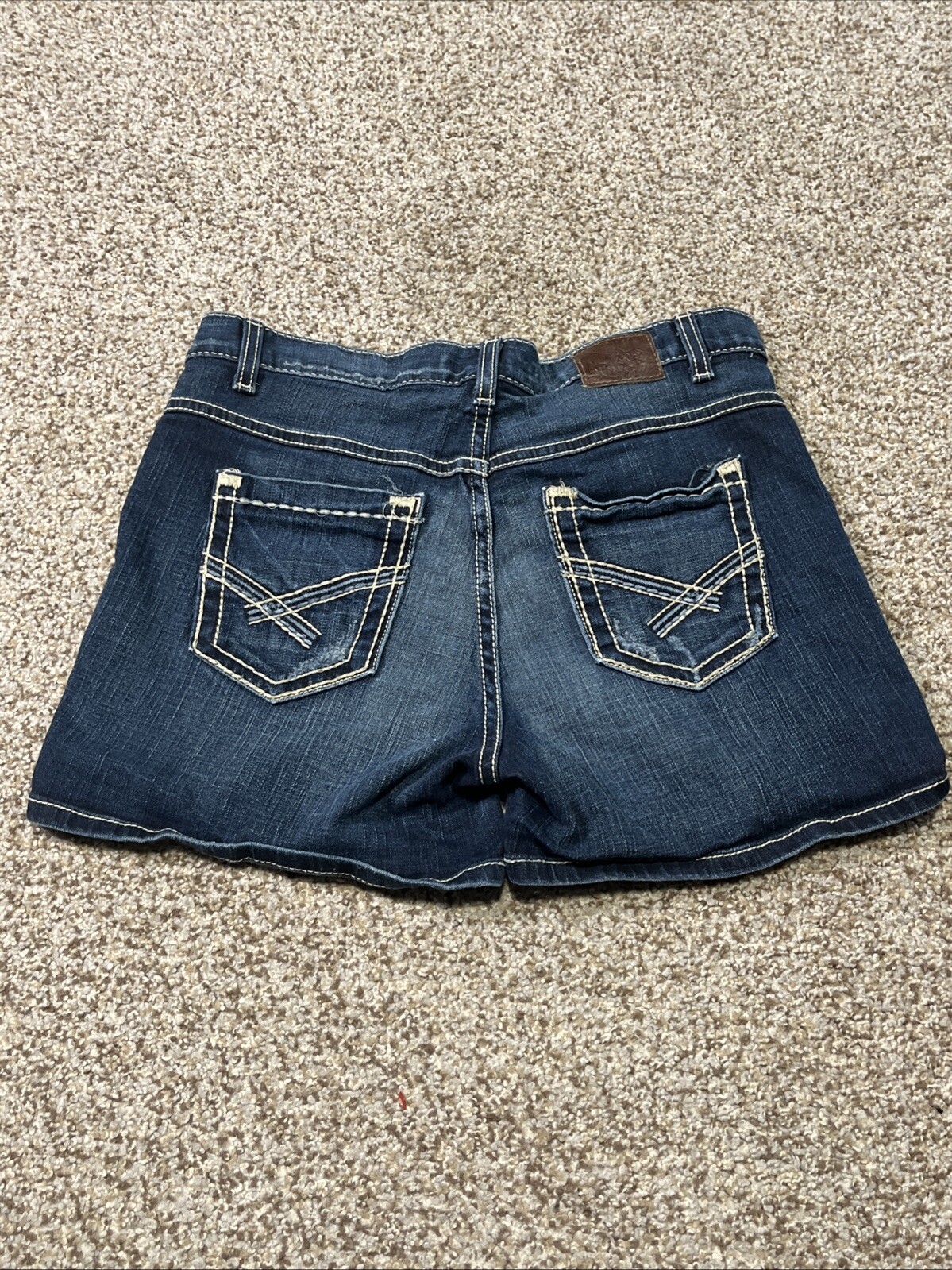 Women's Buckle BKE Drew Dark Wash Jean Shorts 28 Mid Rise Waist 31 - View 9