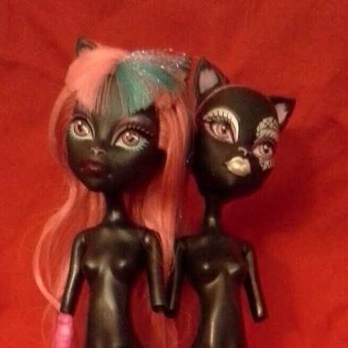 Monster High Doll LOT Catty Noir Fierce Rocker & bOO yORK DOLL (SEE