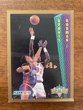 1992-93 Fleer #289 Dennis Rodman Detroit Pistons Slam Dunk