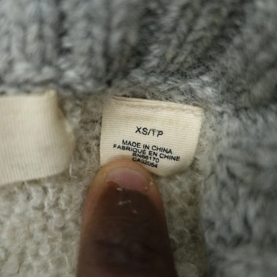 Cárdigan suéter para mujer Sleeping On Snow XS multicolor retazos frente abierto Foto 4 de 4