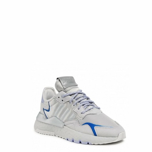 Adidas Originals Nite Jogger Grey Two/Silver Metallic Women\u0026#039;s Shoes  FX6912 | eBay