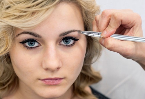 Stift Rasierer Haarstyling Augenbrauen Bart Gravur Stift Salon +10 Klingen+Pinzette - Bild 5 von 6