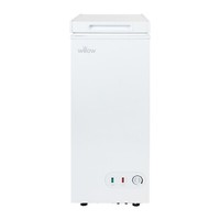 Chest Freezer White 51L Storage Basket Suitable for Garages Willow WCF60W