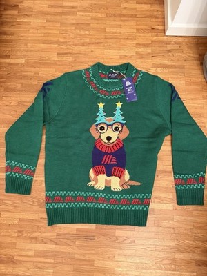 Aldimania Xmas Dackel Weihnachtspullover Größe S