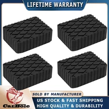 2"Black Solid Rubber Auto Lift Block Spacer Pads for Automobile Lifts Set of 4