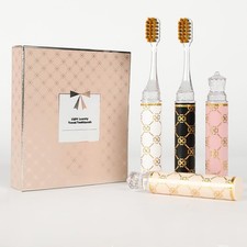 Foldable Travel Toothbrush Set,Compact Head,Mini Toothbrush with Toothbrush C...