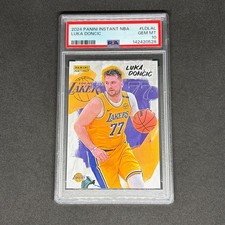 Luka Doncic 2025 Panini Instant NBA Lakers Debut PSA10 Card #LD-LAL