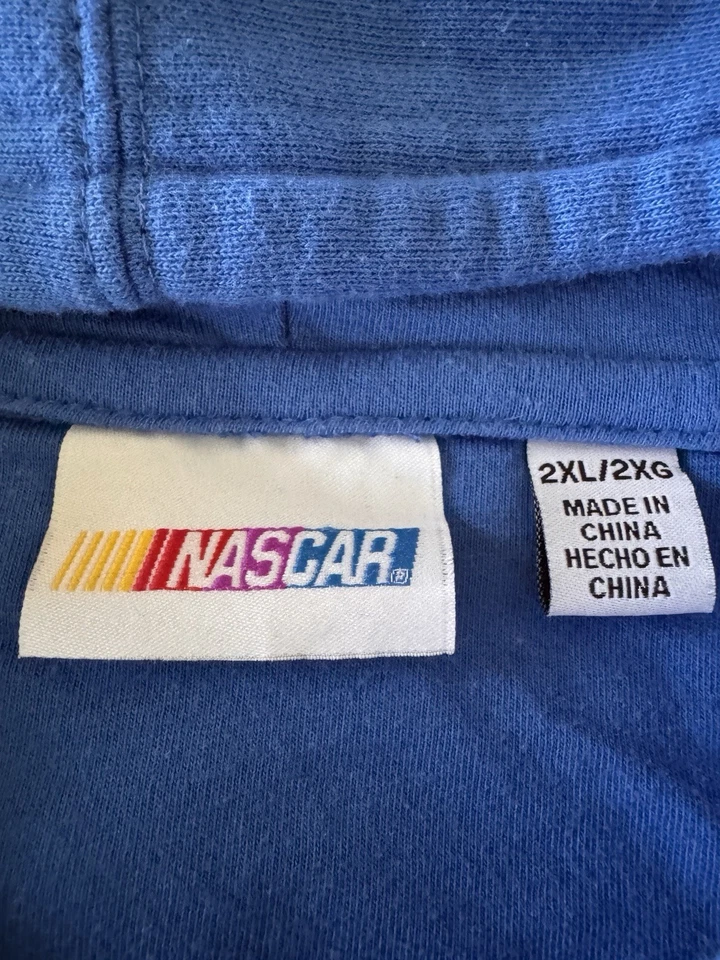 Толстовка с капюшоном NASCAR Tony Stewart 2XL молния официальный товар - Изображение 2 из 2