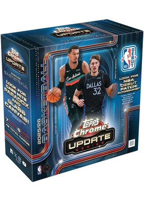 Topps Chrome Update Series 2026 Basketball NBA Mega Box NEU - Factory Sealed 