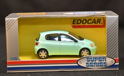 Edocar Super Series 1:43 Toyota Echo Yaris Vitz Emerald Green Diecast Model