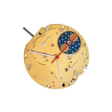 5-Hand Dual Calendar Quartz Watch Movement Date @3 Day @9 For Harley Ronda 706.1