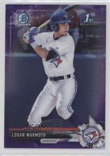 2017 Bowman Draft Chrome Purple Refractor 33/250 Logan Warmoth #BDC-194 05jd