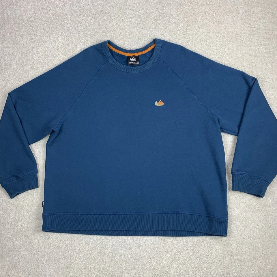 Sudadera Rei Co-op Out There UFO Crew para Hombres XXL Azul Exterior Naturaleza Vellón Foto 2 de 4