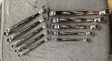 Craftsman 10pc Sae Metric 12pt Deep Offset Box End Wrench Set 44349 44350