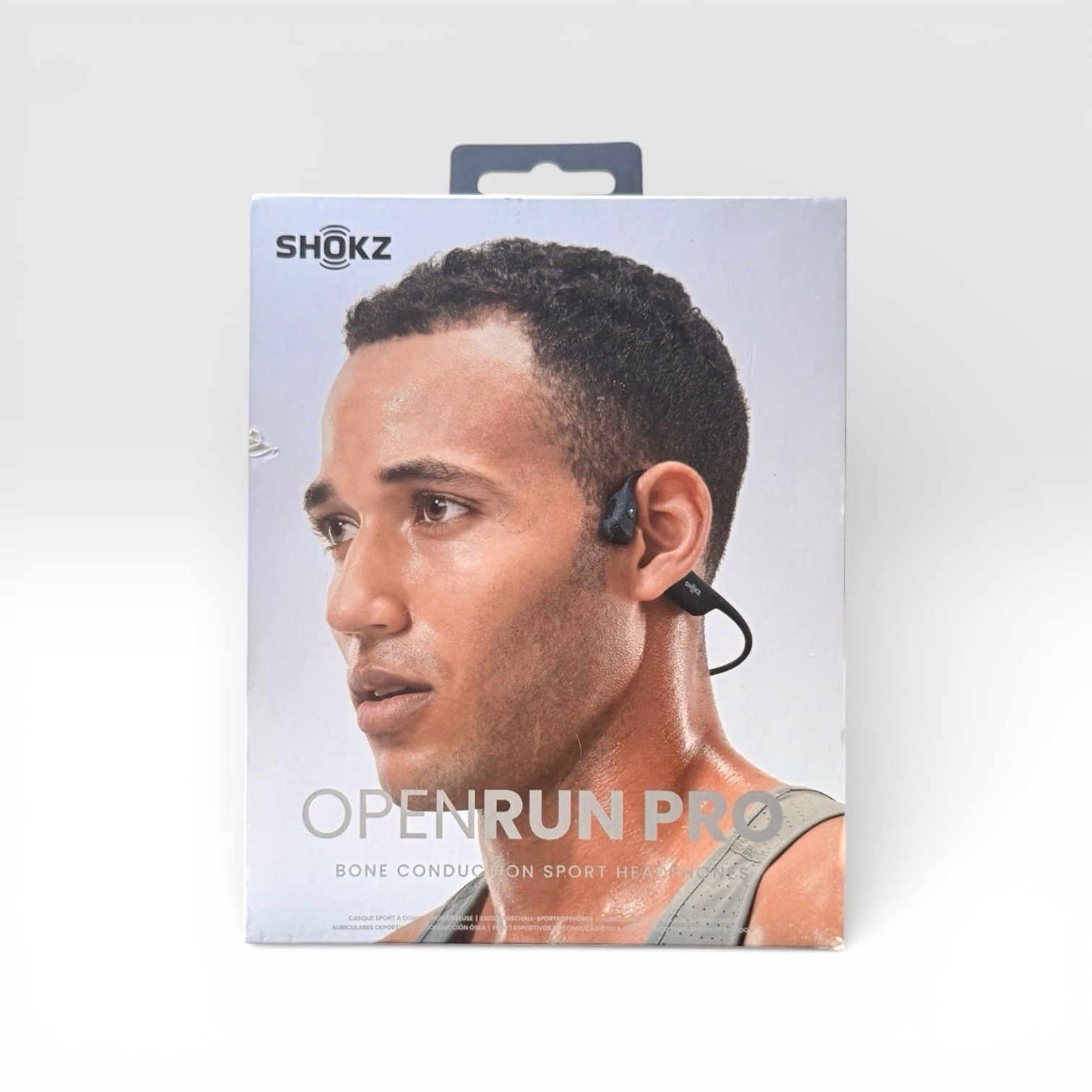 Shokz OpenRun Pro Bone Conduction Headphones Black Bluetooth Complete