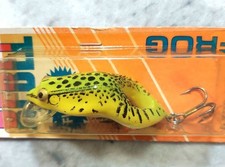 Rebel Wee Frog F71 Large Rare Frog Lure 79 Chartreuse Unused