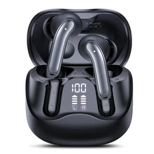 Adaptive Hybrid Active Noise Canceling Wireless Earbuds, 6 Mics ENC Clear Cal...