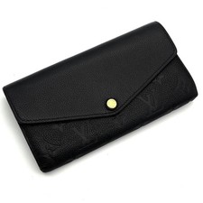 LOUIS VUITTON Wallet: Empreinte Sarah M62125 Black W19×H10.5×D2cm w/NA;