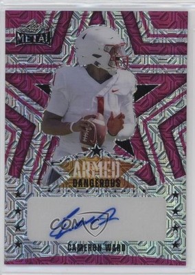 2024 Leaf Metal Armed and Dangerous Pink Mojo 1/6 Cam Ward Cameron Auto 1m1a
