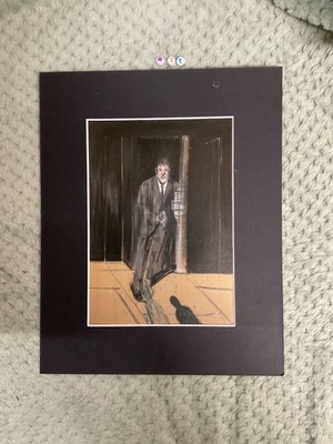 FRANCIS BACON , KUNSTDRUCK Retro Vintage 60er Jahre. HOCHWERTIG, montiert