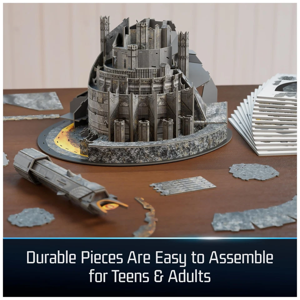 Lord of The Rings Barad-Dur Eye Sauron 3D Model Kit 204 Pcs, Desk Décor Adult - Image 4 of 4