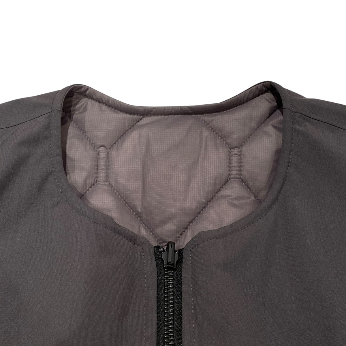 GOLDWIN Outer Collarless Jacket GL25335 Light Gra… - image 3