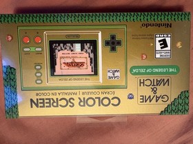 Nintendo Game & Watch Color Screen Gold Super Mario Bros. & The Legend of Zelda